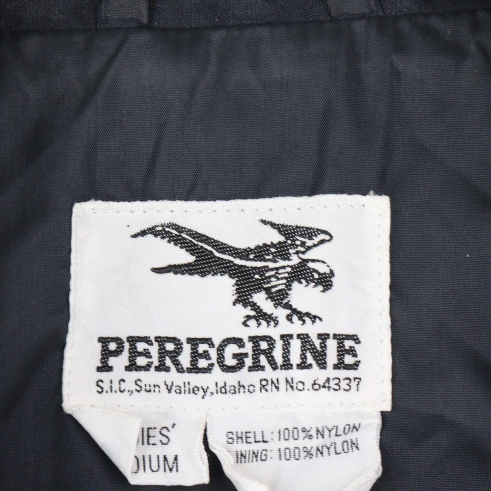 Vintage Peregrine Jacket Womens Medium Purple Black Snap Front Bomber Coat - Picture 4 of 6
